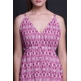 thumbnail image 5 of Bimba Tie-Dye Ladies Printed Resort Maxi DrawstringÂ&nbsp;DressÂ&nbsp;Spaghetti Strap Beach Wear-Large, 5 of 6