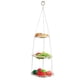 thumbnail image 1 of Wosthever Cesta de fruta colgante de 3 niveles, soporte de fruta colgante de estilo bohemio, organizador de almacenamiento colgante multiusos para cocina, Cocina y Comedor Wosthever HA022406-00, 1 of 1