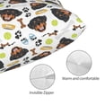 thumbnail image 5 of Salouo Rottweiler Pattern Pillow Cases,1PC Pillow Covers with Envelope Closure Decorative Pillow Case for Bed Couch,Pillows Not Included-20"x30", 5 of 6