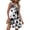 Black, variant on WTOBBY Women's Fashion Casual Printed V-Neck Button Vest Sleeveless Dress with Pocket, Floral Print Design for Summer Outfits, Lightweight and Comfortable for Everyday Use,Black L