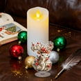 thumbnail image 4 of 360° Rotating Reindeer Acrylic Display, 2D Christmas Tabletop Decor With Base - Festive Atmosphere Ornament, 4 of 6