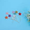 thumbnail image 2 of GOOHOCHY 60pcs Star Cake Topper Creative Chic Cake Dessert Fruit Picks Decoration Party Supplies (Random Color), 2 of 8