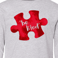 thumbnail image 4 of Inktastic Autism Awareness Be Kind Red Puzzle Piece Long Sleeve Youth T-Shirt, 4 of 5