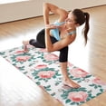 thumbnail image 6 of Pioneer Flower Floral Print Pattern Hot Yoga Mat Towel Non Slip for Hot Yoga - Quick-Drying Yoga Mat Cover with 4 Corner Pockets with Travel Bag - Hot Yoga Towel Non Slip 70"x26", 6 of 6