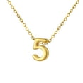 thumbnail image 7 of VNOX Gold Number Necklace for Women - DIY 10 PCS Number 0-9 Charm Necklace, 18K Gold Plated Number Pendant Dainty Birth Month Choker Game Day Accessories Personalized Jewelry Birthday Gift for Her, 7 of 7
