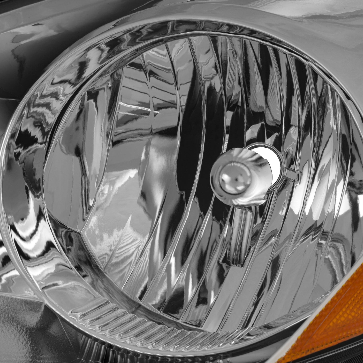 AKKON - Fits 2006-2010 Toyota Sienna Factory OE Style Headlights Replacement Assembly - Chrome Housing