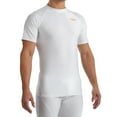 thumbnail image 3 of Shock Doctor Sport Short Sleeve Compression Top, White, Adult XL, Unisex, 3 of 4