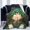 thumbnail image 3 of My Hero Academia Blanket, Anime Throw Blanket For Couch Sofa Bed, Soft Cozy Lightweight Warm Flannel Blanket, Home Decor, Anime Gifts For Boys Girls Kids Teens, 50"X40", 3 of 9