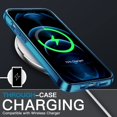 thumbnail image 6 of JETech 3 in 1 Case for iPhone 12 Pro 6.1-Inch, with 2-Pack Screen Protector and 2-Pack Camera Lens Protector, Full Coverage Tempered Glass Film, Shockproof Bumper Phone Cover (Navy), 6 of 7