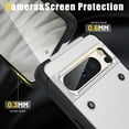 thumbnail image 3 of ELEHOLD Rugged Case for Google Pixel 8 Pro,Hybrid Military Grade Drop Protection Built-in Hidden Kickstand Shockproof Armor Cover for Google Pixel 8 Pro,White, 3 of 7