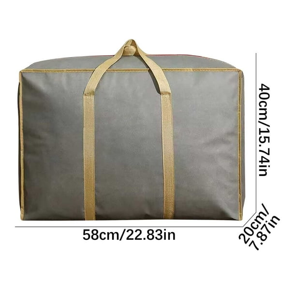 Bolsas de Mudanza Extragrandes | Bolsas de Tela Hilada de Gran Capacidad para Guardar Ropa, Colchas, Juguetes y Libros | Bolsas de Embalaje Resistentes y Resistentes con Correas Resistentes | Organiz