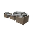 thumbnail image 3 of TK Classics Monterey Wicker 5 Piece Patio Conversation Set with Club Chair and 2 Sets of Cushion Covers, 3 of 10