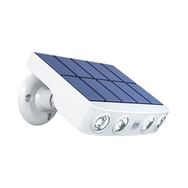 Toystoory Luz de pared Solar para Patio de casa, pasarela de Patio trasero, lámpara de detección humana, accesorios de iluminación de farola Iluminación y accesorios Estuche blanco cálido Toystoory HA073058-04