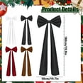 thumbnail image 3 of Giant Bow Decor Christmas Tree Topper,20 x 71 Inches Christmas Extra Large Satin Bows,Giant Xmas Tree Toppers Bows for Home Wreath Birthday Wedding Party Decorations(Black), 3 of 4