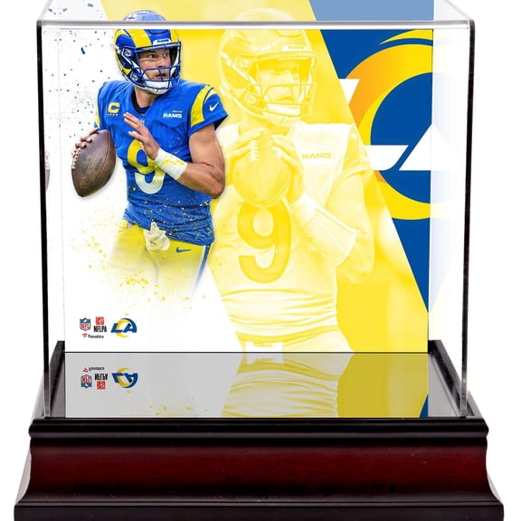 Matthew Stafford Los Angeles Rams Deluxe Mini Helmet Case