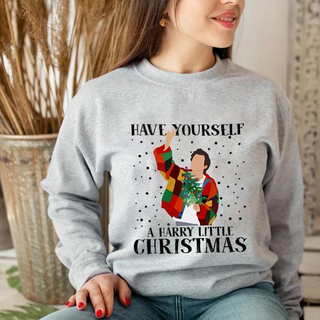 Have Yourself A Harry Little Christmas Sudadera Sudadera de Navidad Camisa de Navidad Love on Tour Camisetas Regalos de Navidad Sudaderas casuales