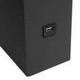 thumbnail image 3 of Elegant Designs Modern Leather Table Lamp with USB and White Fabric Shade, 3 of 7