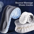thumbnail image 2 of 1 Pair Sports Insoles High Elasticity Comfortable Sweat-absorbing Deodorant Wear-resistant Stress Relief Thickened Bounce Massage Shoes Insoles Shoes Accessory, 2 of 6