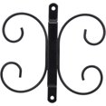 thumbnail image 1 of Estante para copas de vino debajo del gabinete, estante para copas de metal con 4 ganchos para suministros de almacenamiento de barra de cocina para el hogar (negro) JFHHH pequeña, 1 of 3