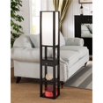 thumbnail image 1 of Benzara BM148799 Spacious Modern Style Lamp, Dark Brown, 1 of 2
