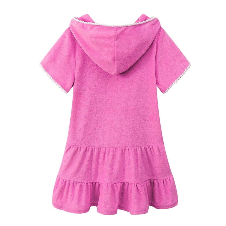 terry towelling beach dress Coastal Terry Wrap Dress in Chocolate