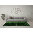 thumbnail image 3 of Ahgly Company Indoor Rectangle Abstract Green Modern Area Rugs, 4' x 6', 3 of 4