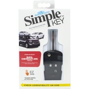 Car Keys Express GM Simple Key – 4 Button Flip Remote with Remote Start