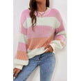 thumbnail image 1 of FOLUNSI Vibrant Pink Bubble Sleeve Sweater: Stylish Knit for All Events!, 1 of 8