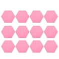 thumbnail image 1 of 12Pcs Sound Absorption Board Hex Adhesive Acoustic Panels Wedges Wall Soundproof EnclosurePink, 1 of 4