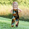 thumbnail image 5 of Odeerbi 1-6 Years Kids Girls Summer Hawaiian Jumpsuit Beach Tropical Print Camisole Romper Casual Breathable Comfortable Overalls Strap Bib Overall Pants Playsuit, 5 of 5