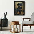 thumbnail image 4 of Black Rottweiler Dog 5D Diamond Art DIY Paint with Full Drill Round Diamond Gems Painting by Number Kits for Adults Art Craft Home Wall Decor 15.8x19.8in(2), 4 of 8