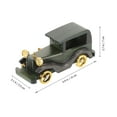 thumbnail image 2 of DRAFIDEEP Vintage Wooden Car Model For Event 1Set 5.9x2.8x2.2in, 2 of 8