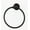Chocolate Bronze, variant on Alno A6740-SN Charlie 6 Inch Towel Ring Satin Nickel