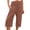 513_Rose Gold, variant on Jxximdong Capris Pants for Women, Solid Color Drawstring Cotton Linen Casual Pants Leg Drawstring 7 Points Casual Pants, Black Women's Cropped Pants