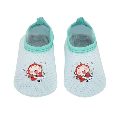 

18-24 Months Socks Shoes For Newborn Infant Girls Boys Spring Summer Baby Socks Floor Socks Anti-skid Cool Insulation Indoor Soft Soled Shoes Socks Green