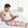 thumbnail image 5 of Naloa Gingerbread Holiday Sweets Pajama Pants Men, PJ Bottoms, Sleep & Lounge Pants-Medium, 5 of 6