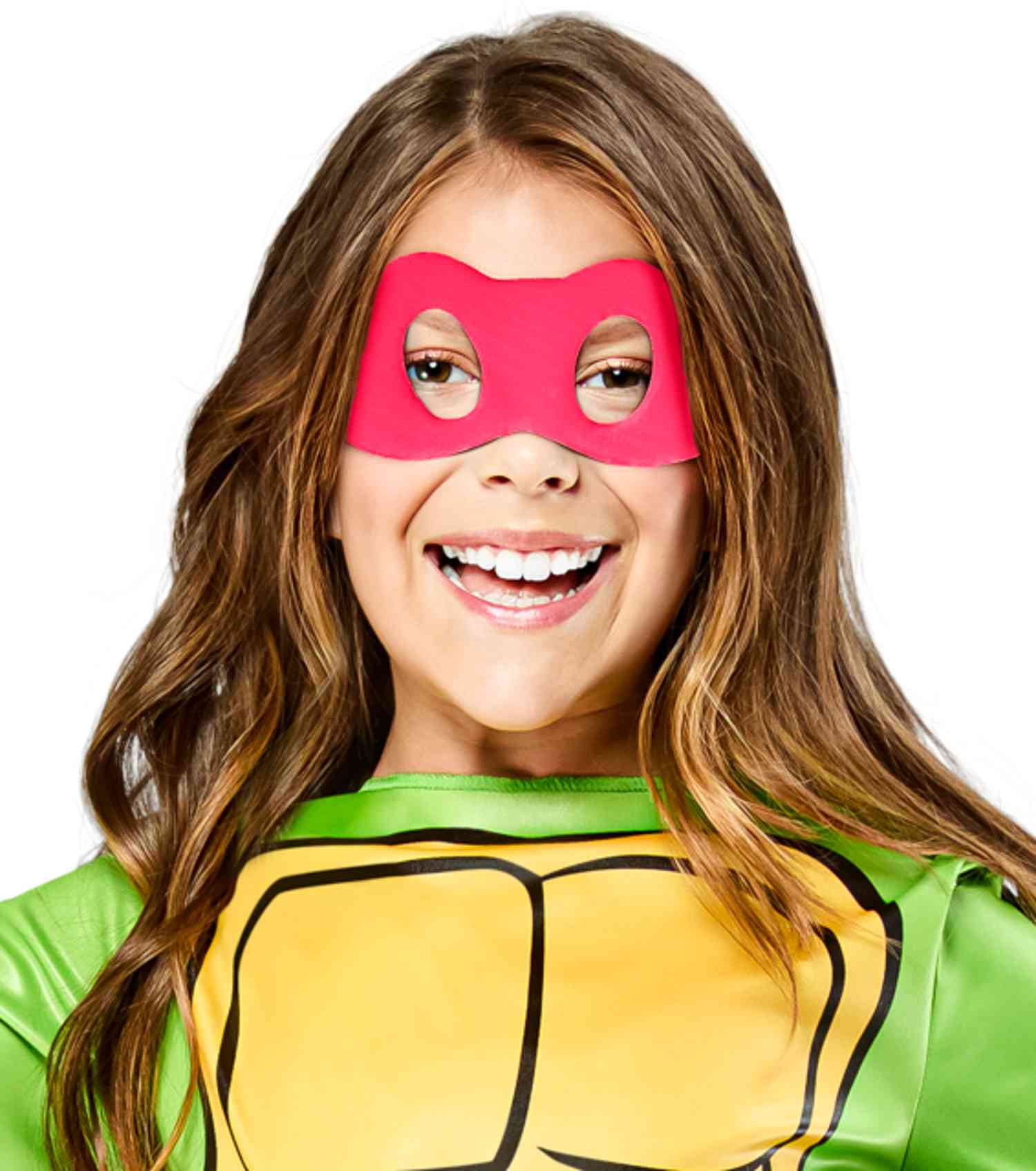 Teenage Mutant Ninja Turtles 4-in-1 Halloween Costume for Children, Girl's Size S (6/6x), by Rubies