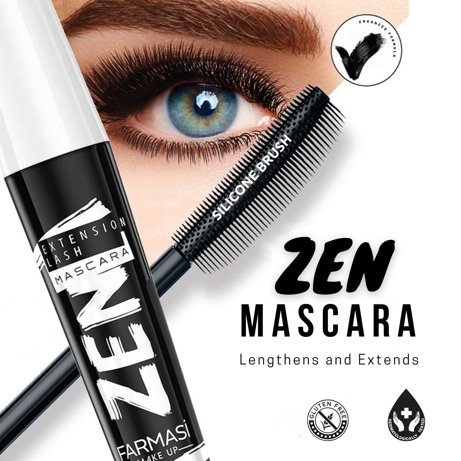 Farmasi Zen Mascara 8 ml 8690131768577 - Walmart.com