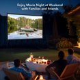 thumbnail image 6 of InstaHibit 120" Portable Projector Screen w/ Stand 16:9 HD Detachable Outdoor Home Theater Office Camping Backyard Movie Projection, 6 of 9
