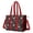 Paw Prints And, variant on Teacher Tote Bag,Paw Prints and Bones Teacher Utility Tote Bag,Large Work Tote Bags for Women with Multiple Pockets,Top Zipper Closure,13.8x10.6x6.7 Inch