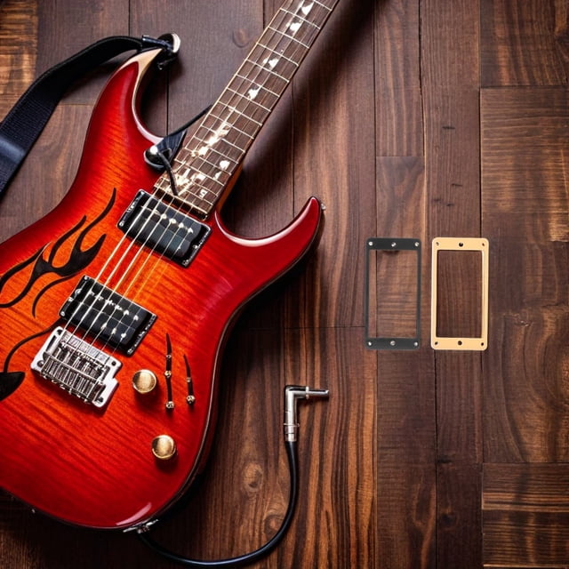 BESTYASH 8Ud Repuestos De Marcos Para Pastillas Guitarra Eléctrica Con Acabado Suave Para Instalación