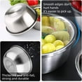 thumbnail image 3 of 304 Stainless Steel Mixing Bowls without Lids Set of 5 for Kitchen- Easy To Clean, Nesting Bowls for Baking, Stand Mixer, 3 of 6