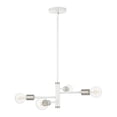 thumbnail image 6 of Livex Lighting - Bannister - 4 Light Chandelier in Mid Century Modern Style - 18, 6 of 8