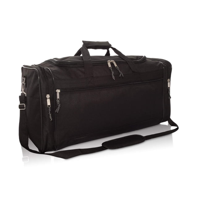Bolsa de viaje DALIX Vacation Travel 25 L extra grande negra