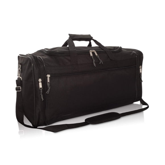 Bolsa de viaje DALIX Vacation Travel 25 L extra grande negra
