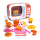 thumbnail image 1 of Juego De Microondas Juego De 31 Piezas De Cocina Rosa Malubero Set de Juguetes de Comida, 1 of 4