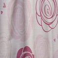 thumbnail image 4 of Designart 'Roses Retro Pattern' Mid-Century Modern Curtain Panel, 4 of 5