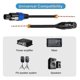 thumbnail image 2 of Speakon To Xlr Female Cable Speakon Plug Male To Xlr Female Extension Cable With Twist Lock For Studio Microphone, 2 of 5