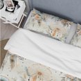 thumbnail image 4 of Designart "Ethereal Dream Weaver" White Boho Bedding Covert Set - Bohemian & Eclectic Bed Set With 2 Shams, 4 of 5