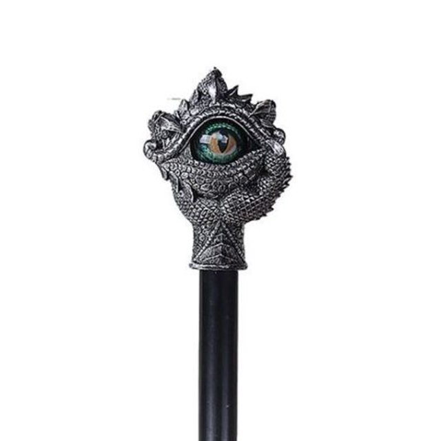 Medieval Fantasy Dragon Ocular Eye Swaggering Cane Cosplay Stick Walking Cane 38L
